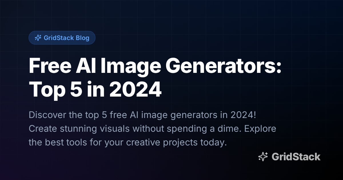 Free AI Image Generators: Top 5 in 2024