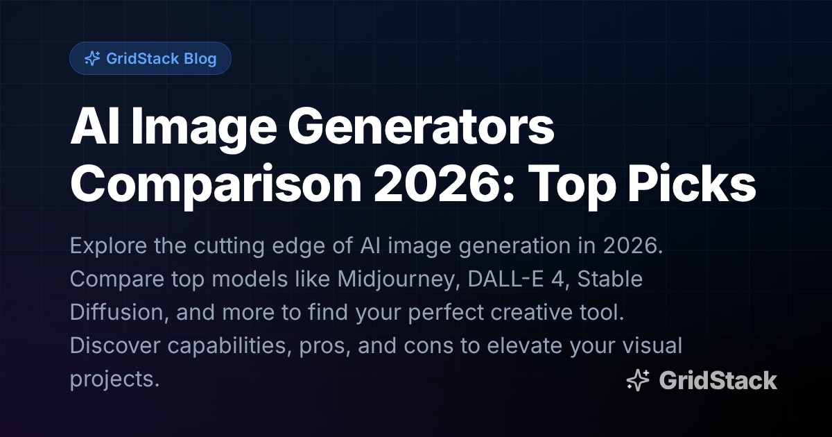 AI Image Generators Comparison 2026: Top Picks