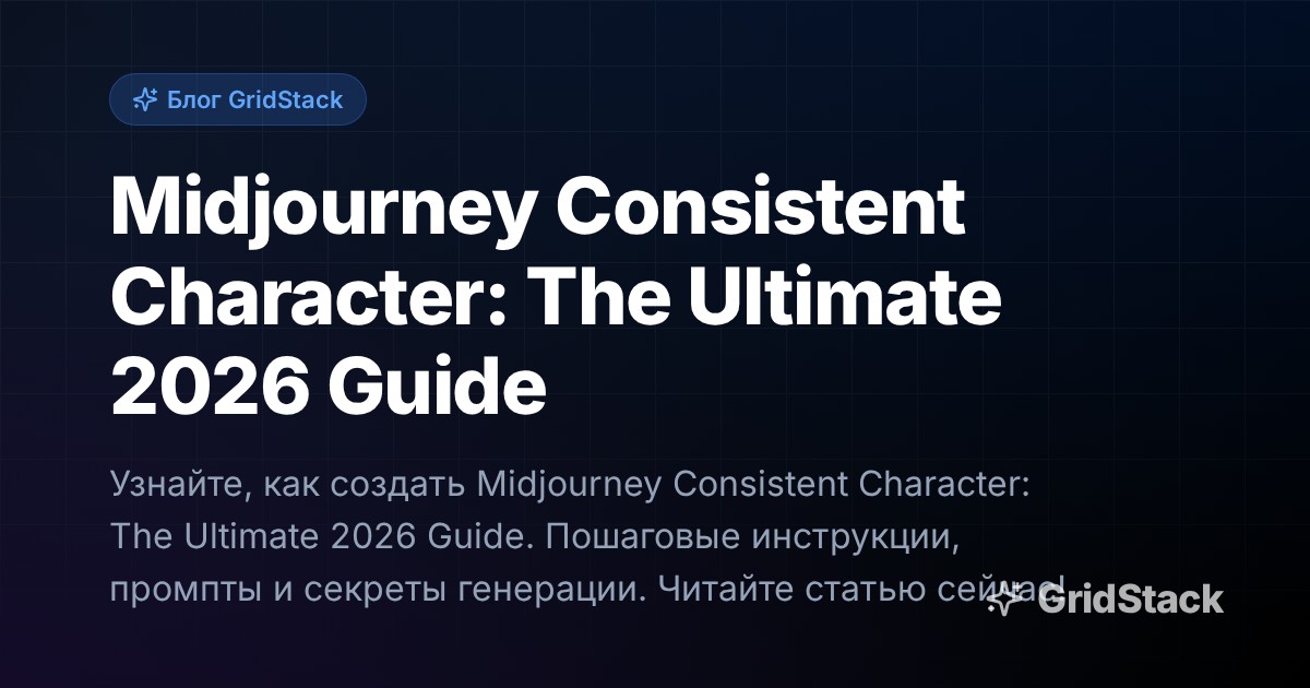 Midjourney Consistent Character: The Ultimate 2026 Guide