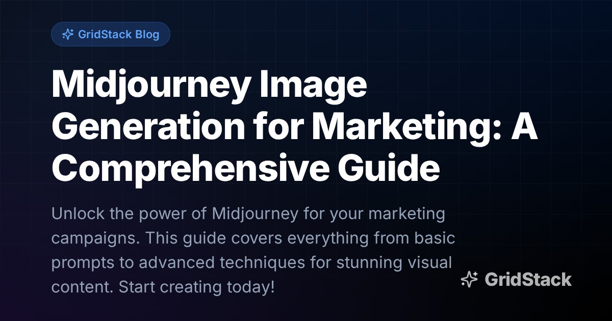 Midjourney Image Generation for Marketing: A Comprehensive Guide