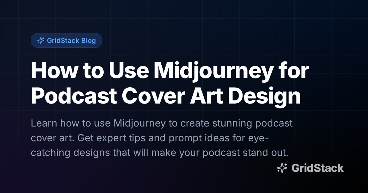 How to Use Midjourney for Podcast Cover Art Design