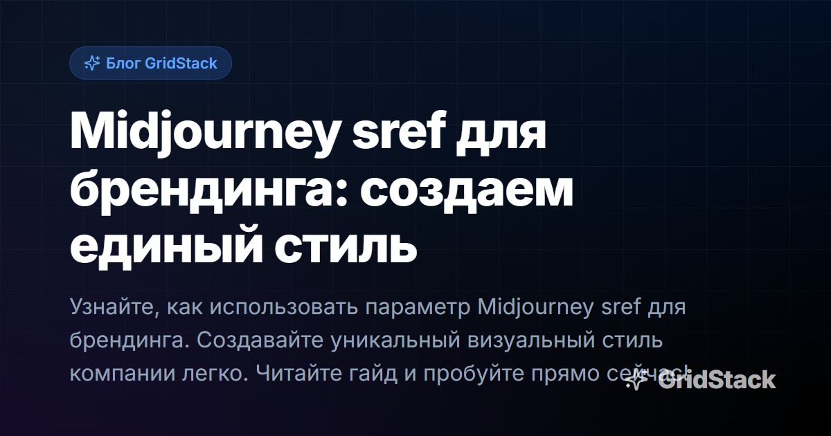 Midjourney sref для брендинга: создаем единый стиль