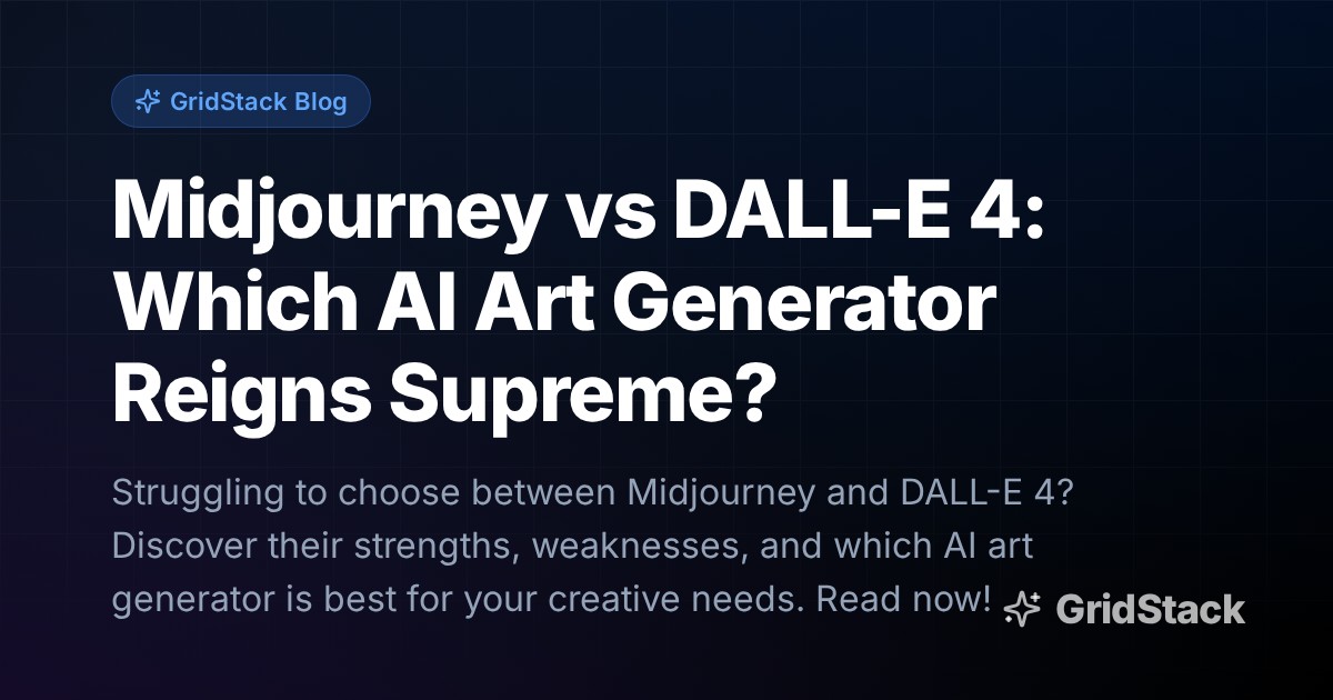 Midjourney vs DALL-E 4: Which AI Art Generator Reigns Supreme?
