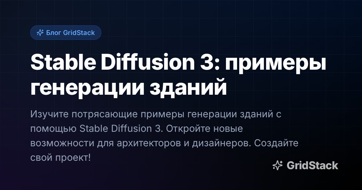 Stable Diffusion 3: примеры генерации зданий