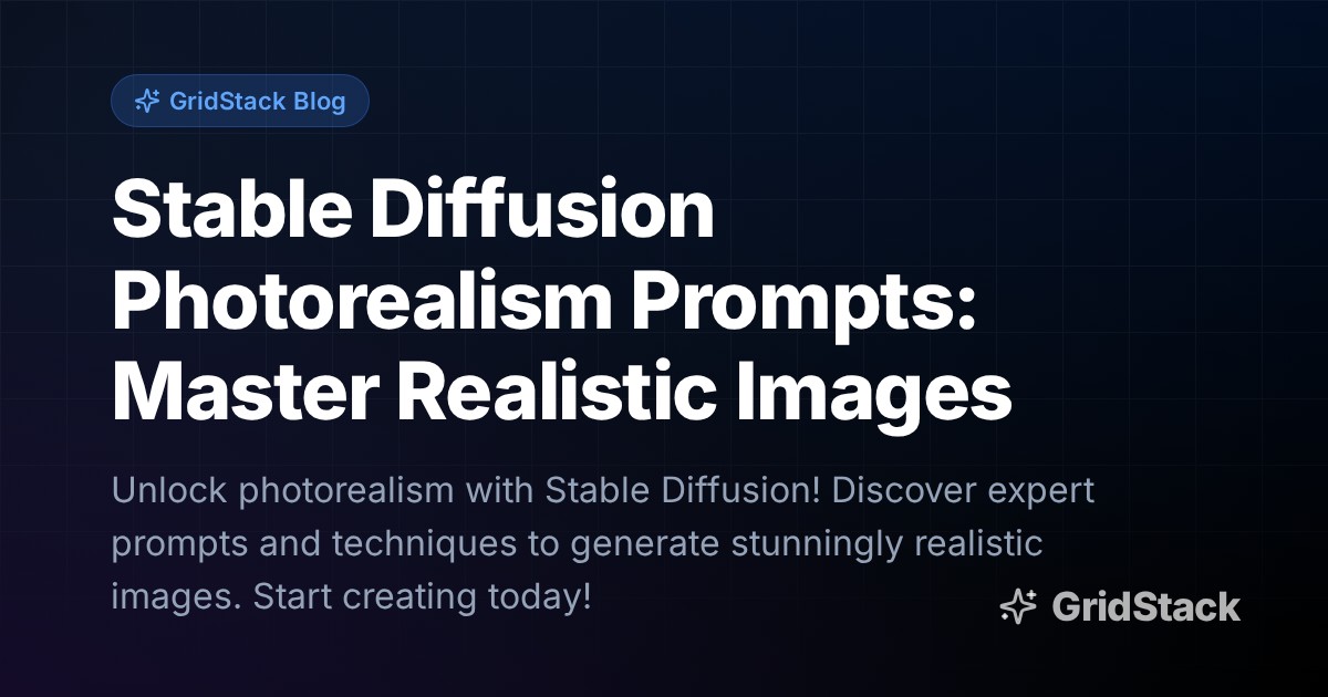 Stable Diffusion Photorealism Prompts: Master Realistic Images