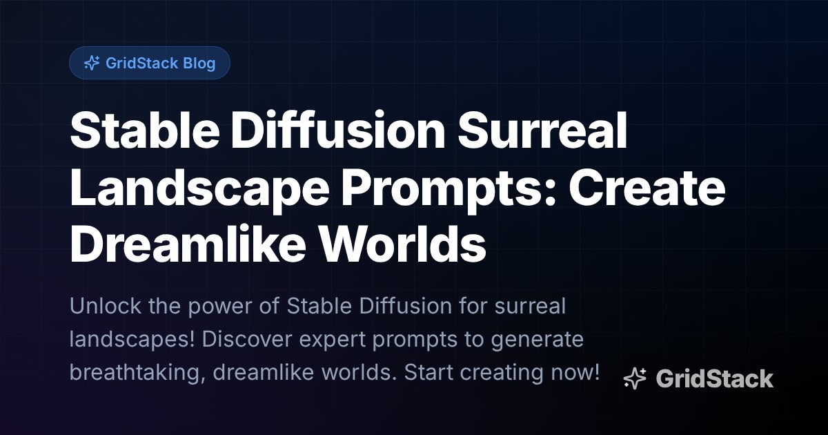 Stable Diffusion Surreal Landscape Prompts: Create Dreamlike Worlds