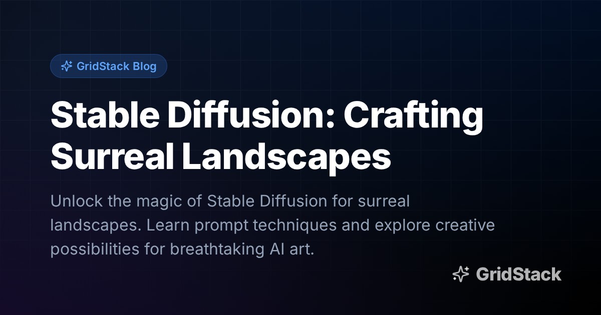 Stable Diffusion: Crafting Surreal Landscapes
