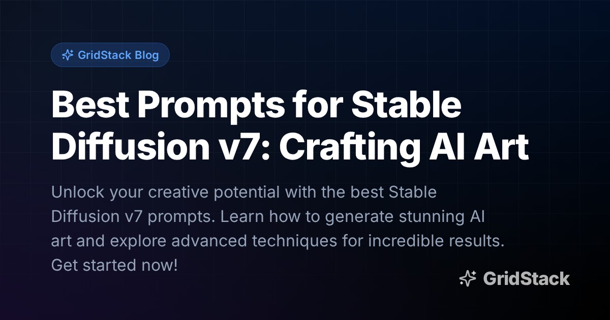 Best Prompts for Stable Diffusion v7: Crafting AI Art