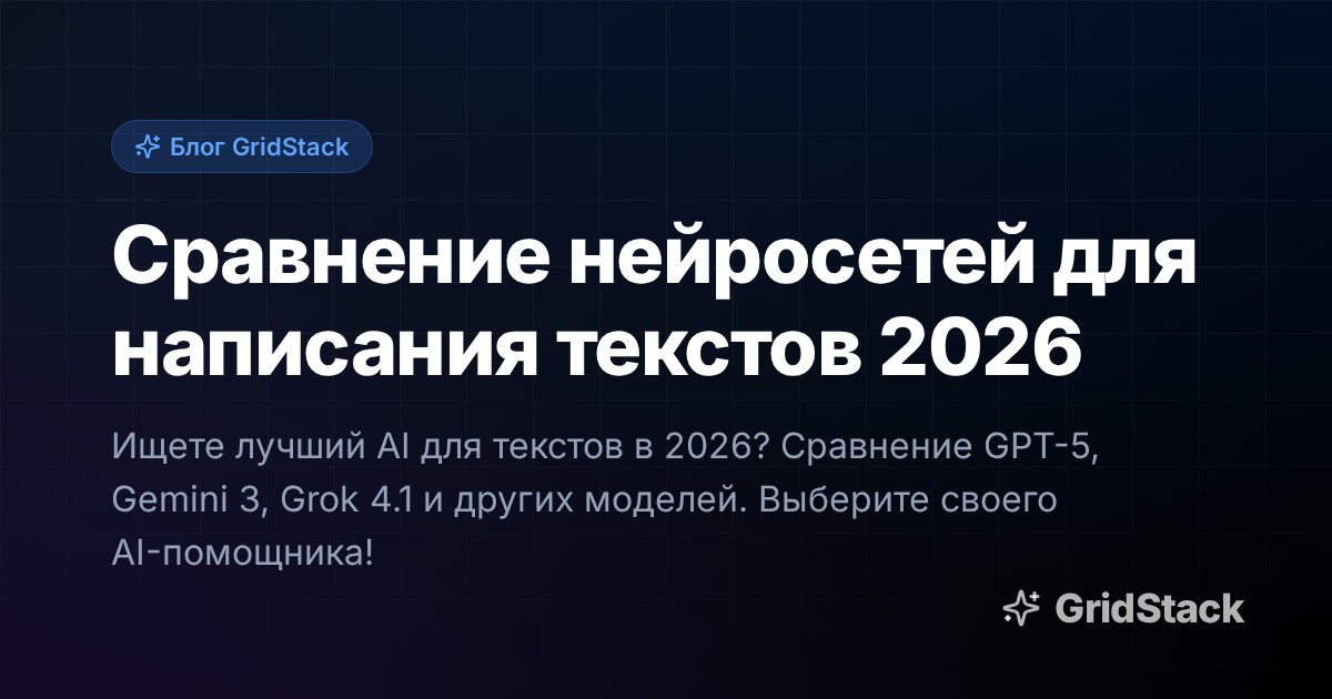 Сравнение нейросетей для написания текстов 2026